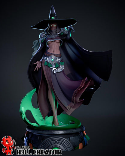 Hecate from Hades 2 (fan art) | Full Model or Bust | Miniature scale 1:12 | h3LL Creator | DIY Model Kit