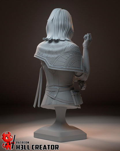 Lune from Clair Obscur Expedition 33 (fan art) | Full Model or Bust | Miniature scale 1:12 | h3LL Creator | DIY Model Kit