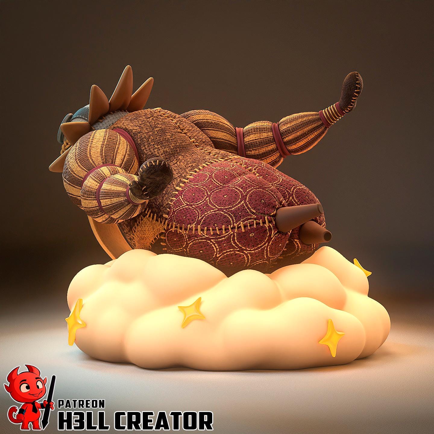 Esquie Toy from Clair Obscur Expedition 33 Fan Art - DIY Miniature Model Kit 1:12 Scale for Collectors