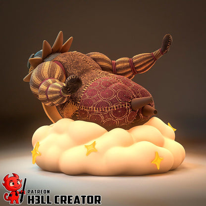 Esquie Toy from Clair Obscur Expedition 33 Fan Art - DIY Miniature Model Kit 1:12 Scale for Collectors