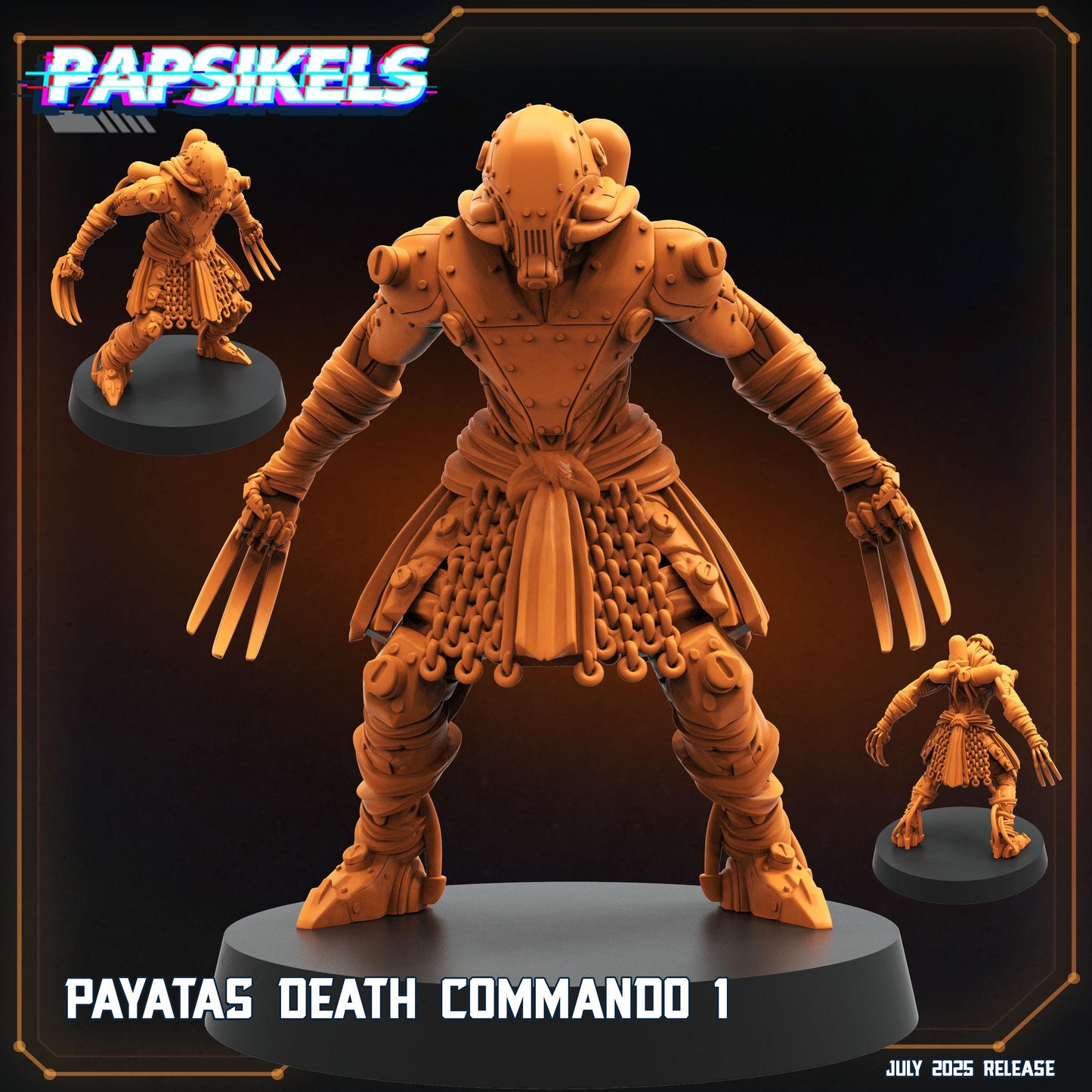 Payatas Death Commandos | Trench Crusade | Papsikels Fantasy, Resin Miniature - Tabletop miniature - Fantasy Miniature - 28mm or 32mm