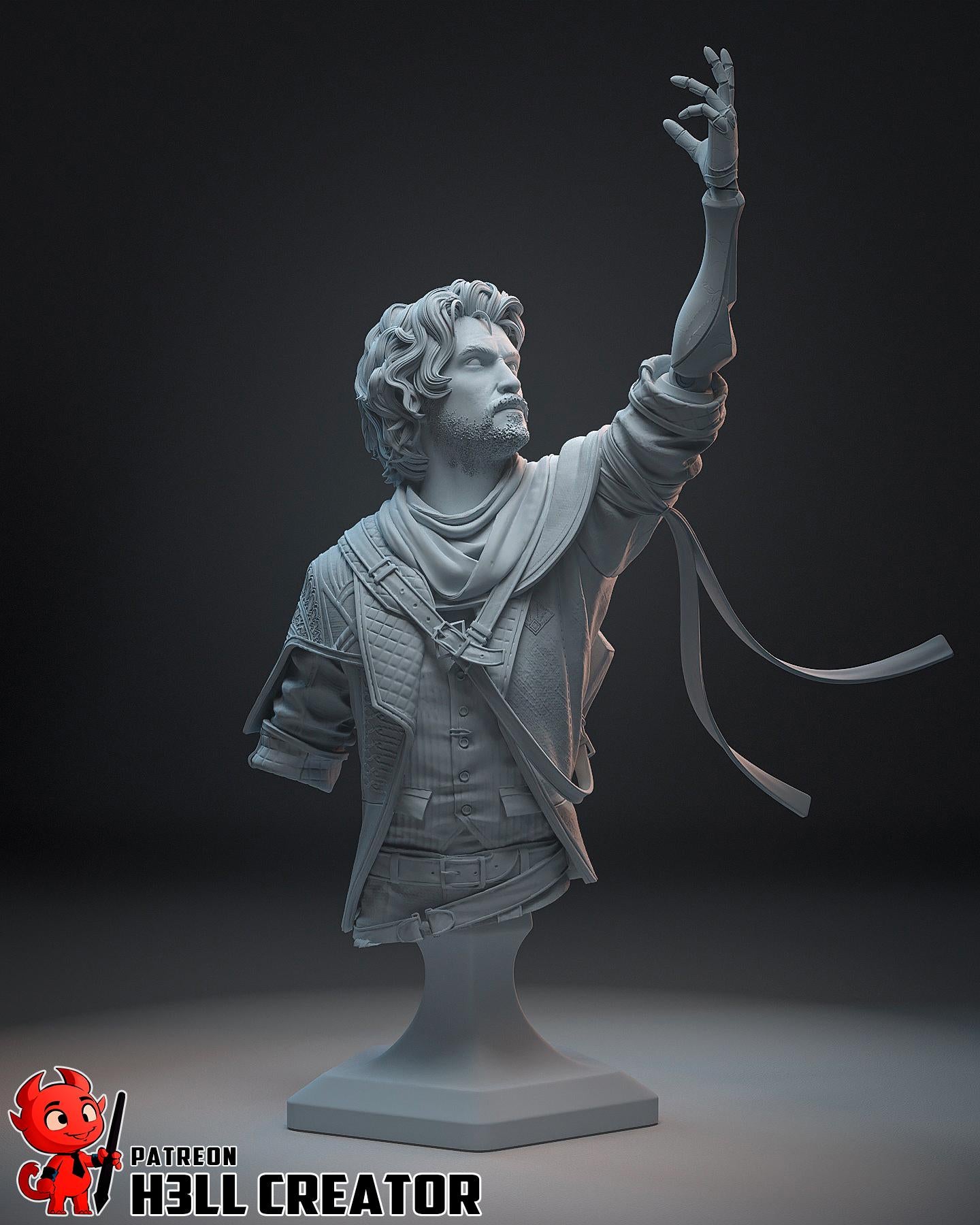 Gustave from Clair Obscur Expedition 33 (fan art) | Full Model or Bust | Miniature scale 1:12 | h3LL Creator | DIY Model Kit