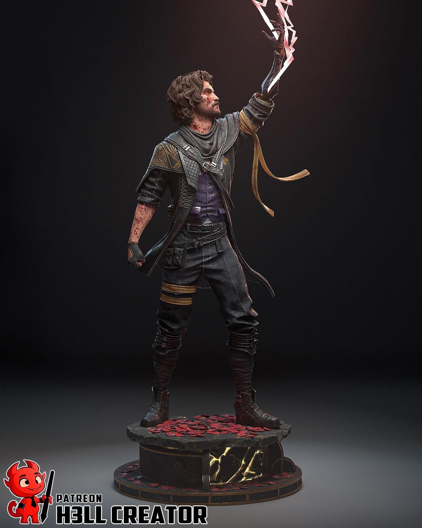 Gustave from Clair Obscur Expedition 33 (fan art) | Full Model or Bust | Miniature scale 1:12 | h3LL Creator | DIY Model Kit
