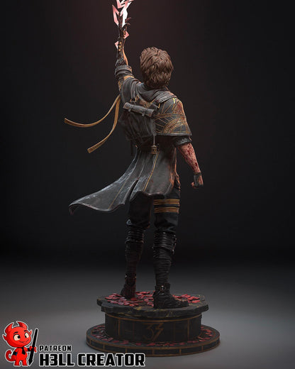 Gustave from Clair Obscur Expedition 33 (fan art) | Full Model or Bust | Miniature scale 1:12 | h3LL Creator | DIY Model Kit