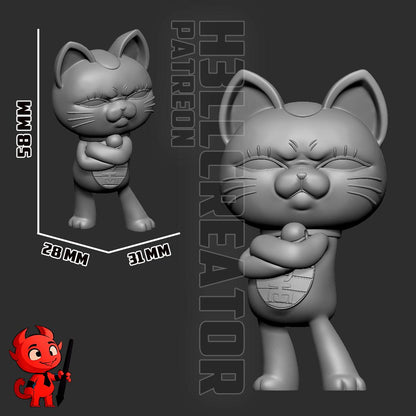 DanDaDan Momo Ayase Resin Miniature - H3LL Creator DIY Model Kit 1:12