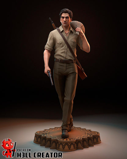 Enzo Favara from Mafia The Old Country (fan art) | Full Model or Bust | Miniature scale 1:12 | h3LL Creator | DIY Model Kit