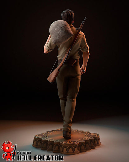 Enzo Favara from Mafia The Old Country (fan art) | Full Model or Bust | Miniature scale 1:12 | h3LL Creator | DIY Model Kit