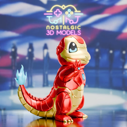 Pokemon Assemble Crossover Resin Figures | Marvel Avengers x Pokemon Mashup | Nostalgic 3D Models | Fan Art Collectibles
