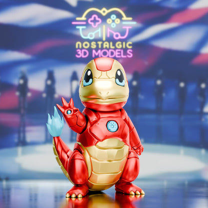 Pokemon Assemble Crossover Resin Figures | Marvel Avengers x Pokemon Mashup | Nostalgic 3D Models | Fan Art Collectibles