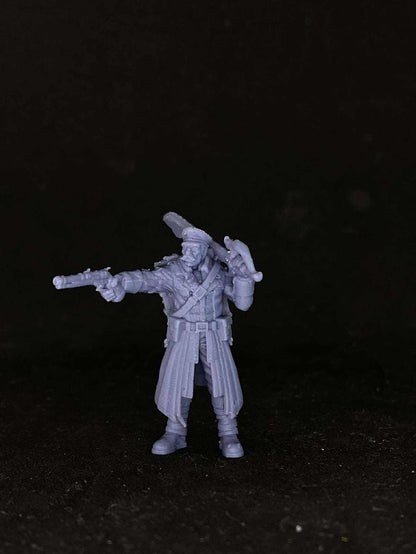 Trench Crusade Lieutenant of Faith Miniature: 28mm/32mm Resin Miniature