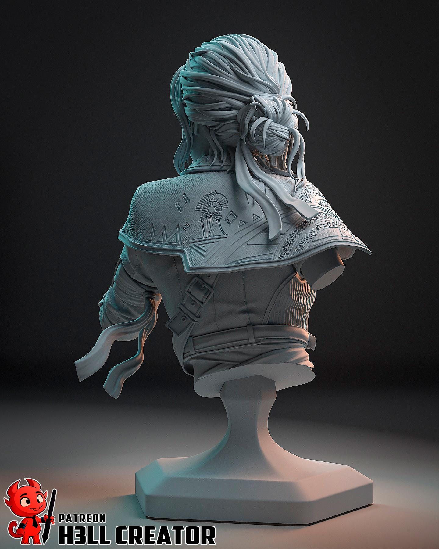 Sciel from Clair Obscur Expedition 33 (fan art) | Full Model or Bust | Miniature scale 1:12 | h3LL Creator | DIY Model Kit