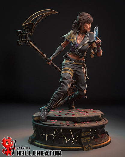 Sciel from Clair Obscur Expedition 33 (fan art) | Full Model or Bust | Miniature scale 1:12 | h3LL Creator | DIY Model Kit