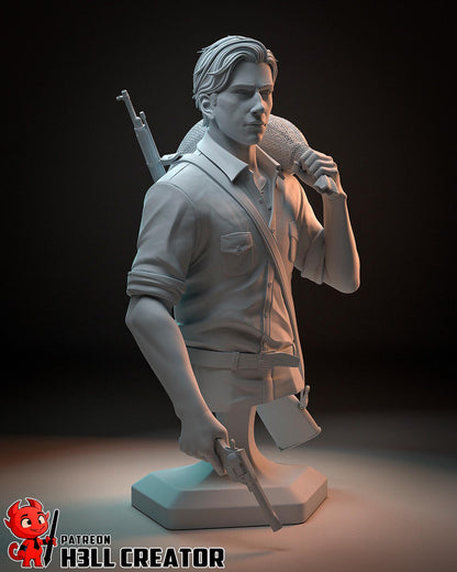 Enzo Favara from Mafia The Old Country (fan art) | Full Model or Bust | Miniature scale 1:12 | h3LL Creator | DIY Model Kit