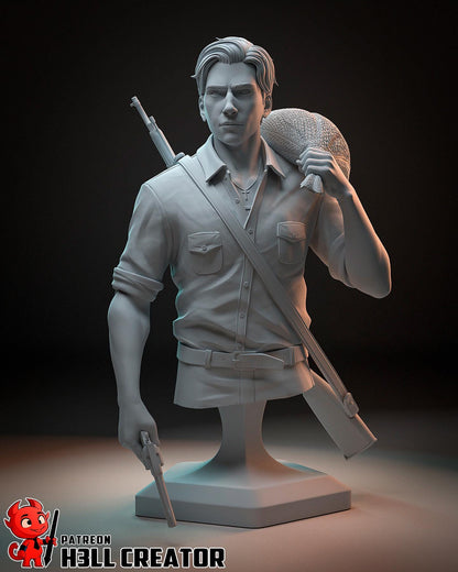 Enzo Favara from Mafia The Old Country (fan art) | Full Model or Bust | Miniature scale 1:12 | h3LL Creator | DIY Model Kit