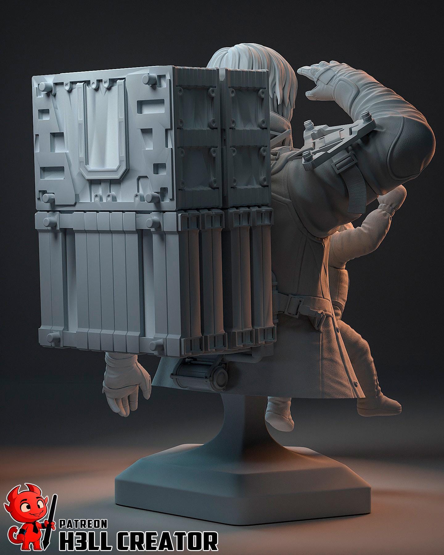 Samuel "Sam" Porter Bridges from Death Stranding 2 (fan art) | Full Model or Bust | Miniature scale 1:12 | h3LL Creator | DIY Model Kit