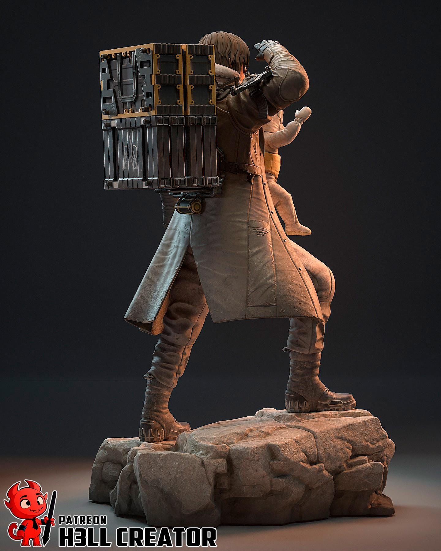 Samuel "Sam" Porter Bridges from Death Stranding 2 (fan art) | Full Model or Bust | Miniature scale 1:12 | h3LL Creator | DIY Model Kit