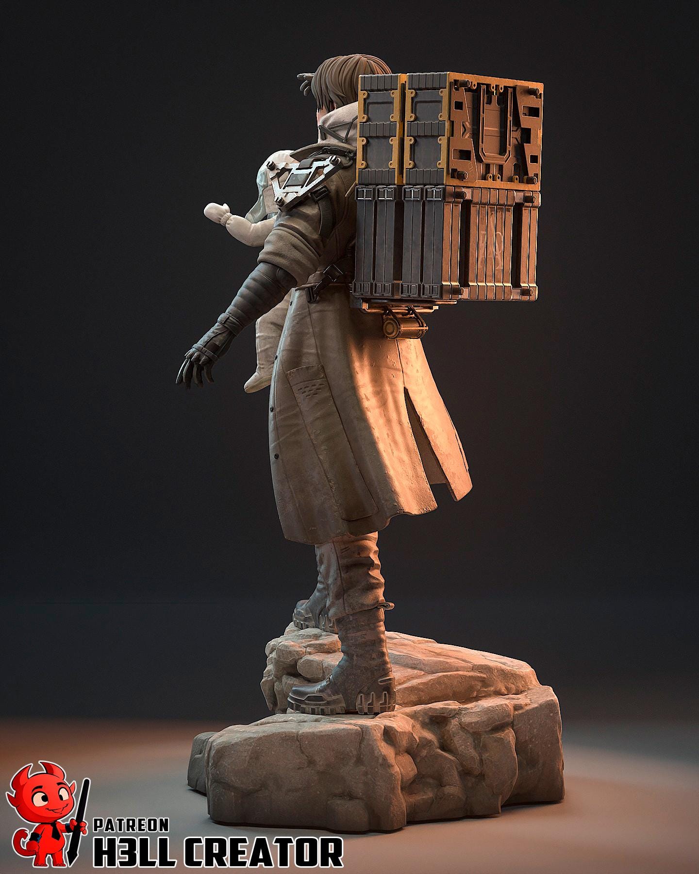 Samuel "Sam" Porter Bridges from Death Stranding 2 (fan art) | Full Model or Bust | Miniature scale 1:12 | h3LL Creator | DIY Model Kit
