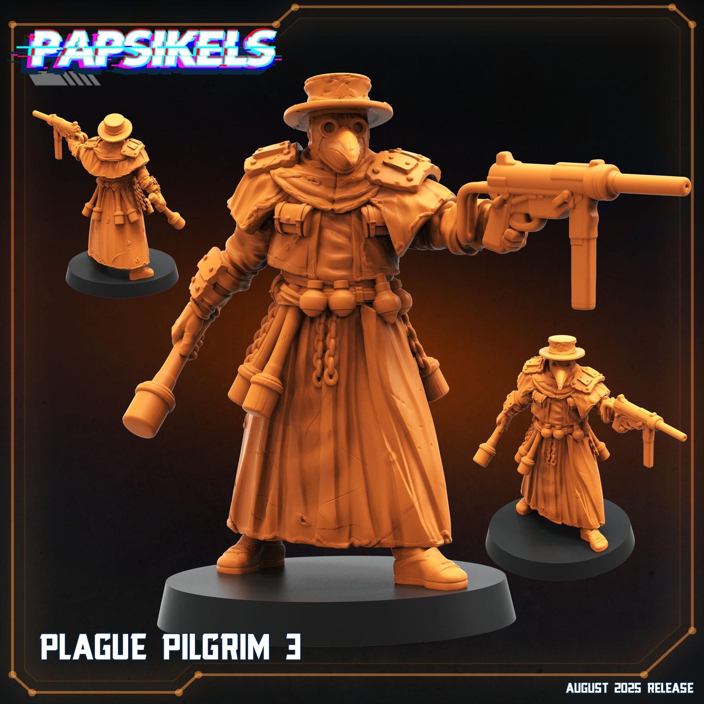 Plague Pilgrims Resin Miniatures: Trench Crusade, Papsikels 28/32mm