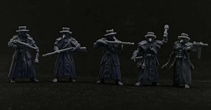 Plague Pilgrims Resin Miniatures: Trench Crusade, Papsikels 28/32mm