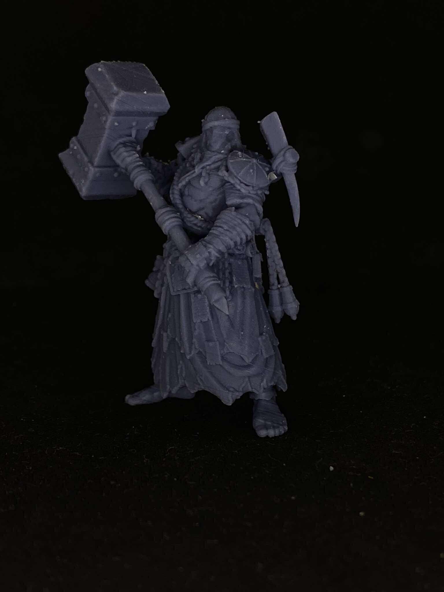 Quiapo Communicant Miniature: Trench Crusade Warrior-Priest, Papsikels 28/32mm