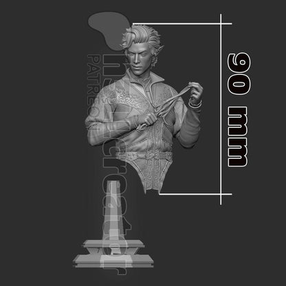 Asterion from Baldur's Gate 3 (fan art) | Full Model or Bust | Miniature scale 1:12 | h3LL Creator | DIY Model Kit