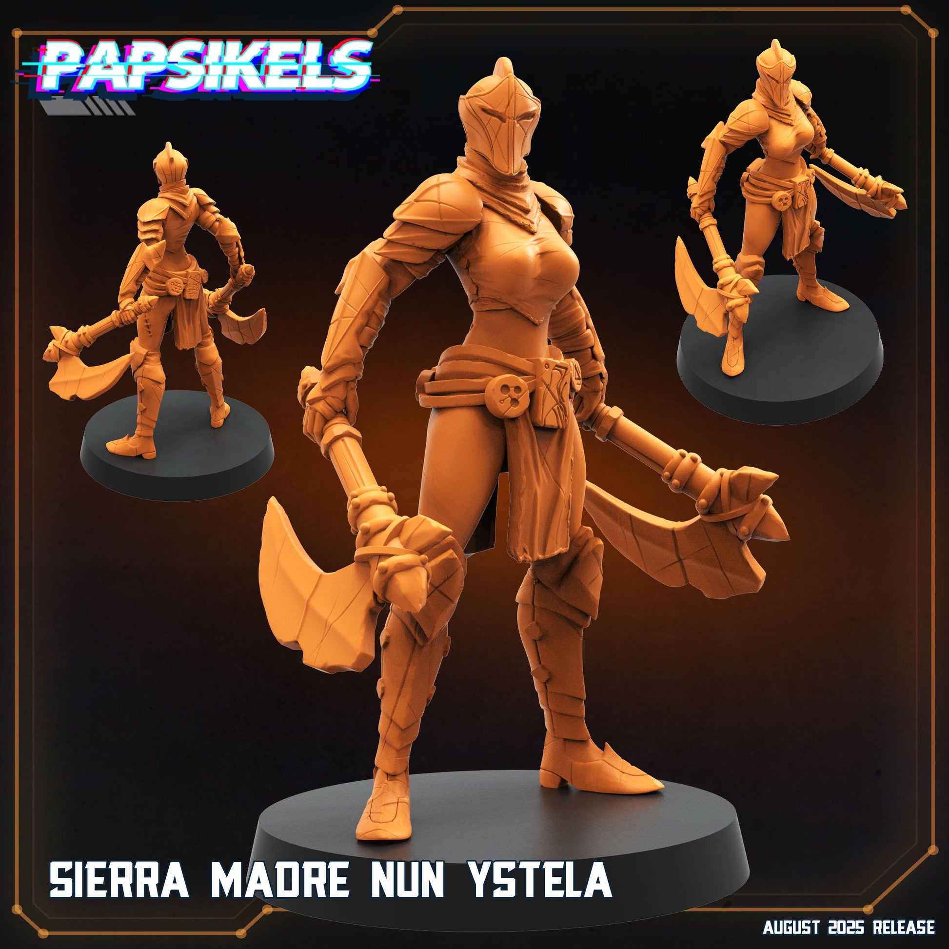 Sierra Madre Nuns: Trench Crusade Resin Miniatures - Papsikels Fantasy (28/32mm Scale