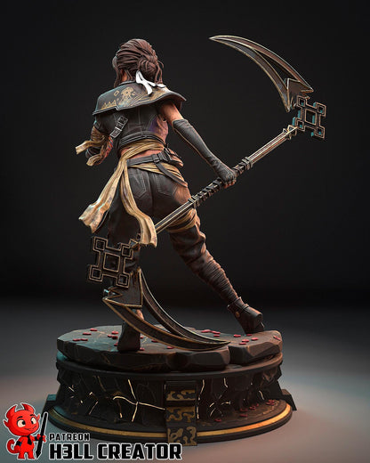 Sciel from Clair Obscur Expedition 33 (fan art) | Full Model or Bust | Miniature scale 1:12 | h3LL Creator | DIY Model Kit