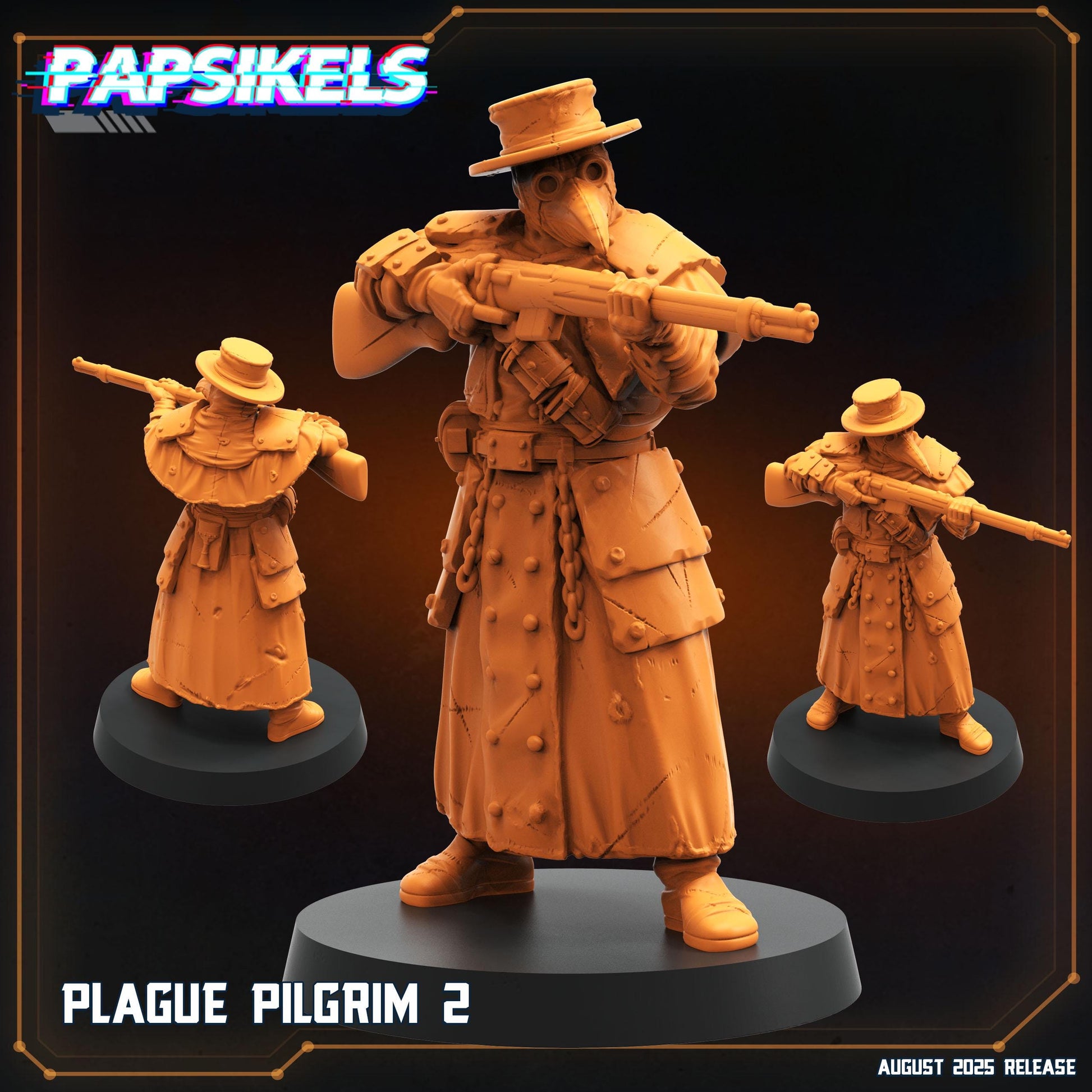 Plague Pilgrims Resin Miniatures: Trench Crusade, Papsikels 28/32mm