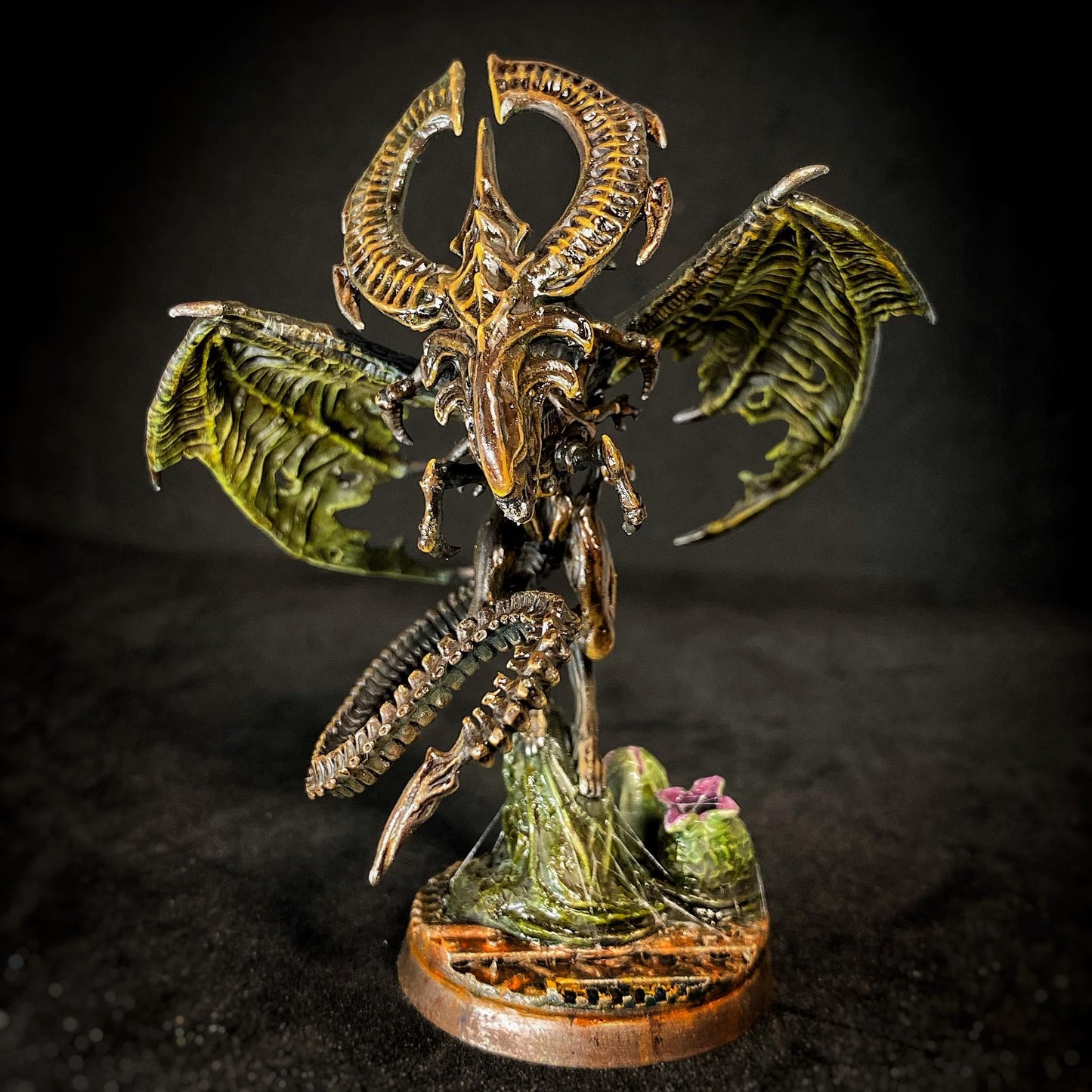 Xeno Outworld Queen Brood Dragon, Papsikels, Resin - Tabletop miniature - 32mm