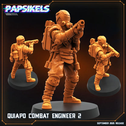 Quiapo Combat Engineers Miniature: Trench Crusade by Papsikels (28/32mm)