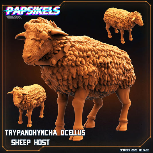 Trypanohyncha Ocellus (T.Ocellus) Sheep Host | 28 mm / 32 mm Scale | Alien Earth Inspired | Papsikels Miniatures