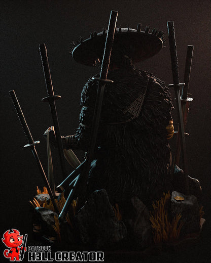 Atsu (Fan Art) – Ghost of Yotei | H3LLcreator | Full Model or Bust | Premium Resin Print