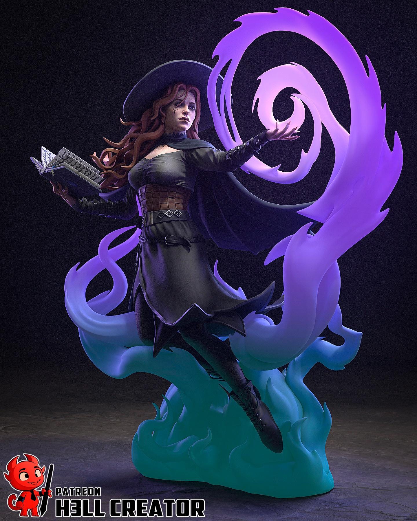 Tasha (Fan Art) – Dungeons & Dragons: The Forgotten Realms | H3LLcreator | Full Model or Bust | Premium Resin Print