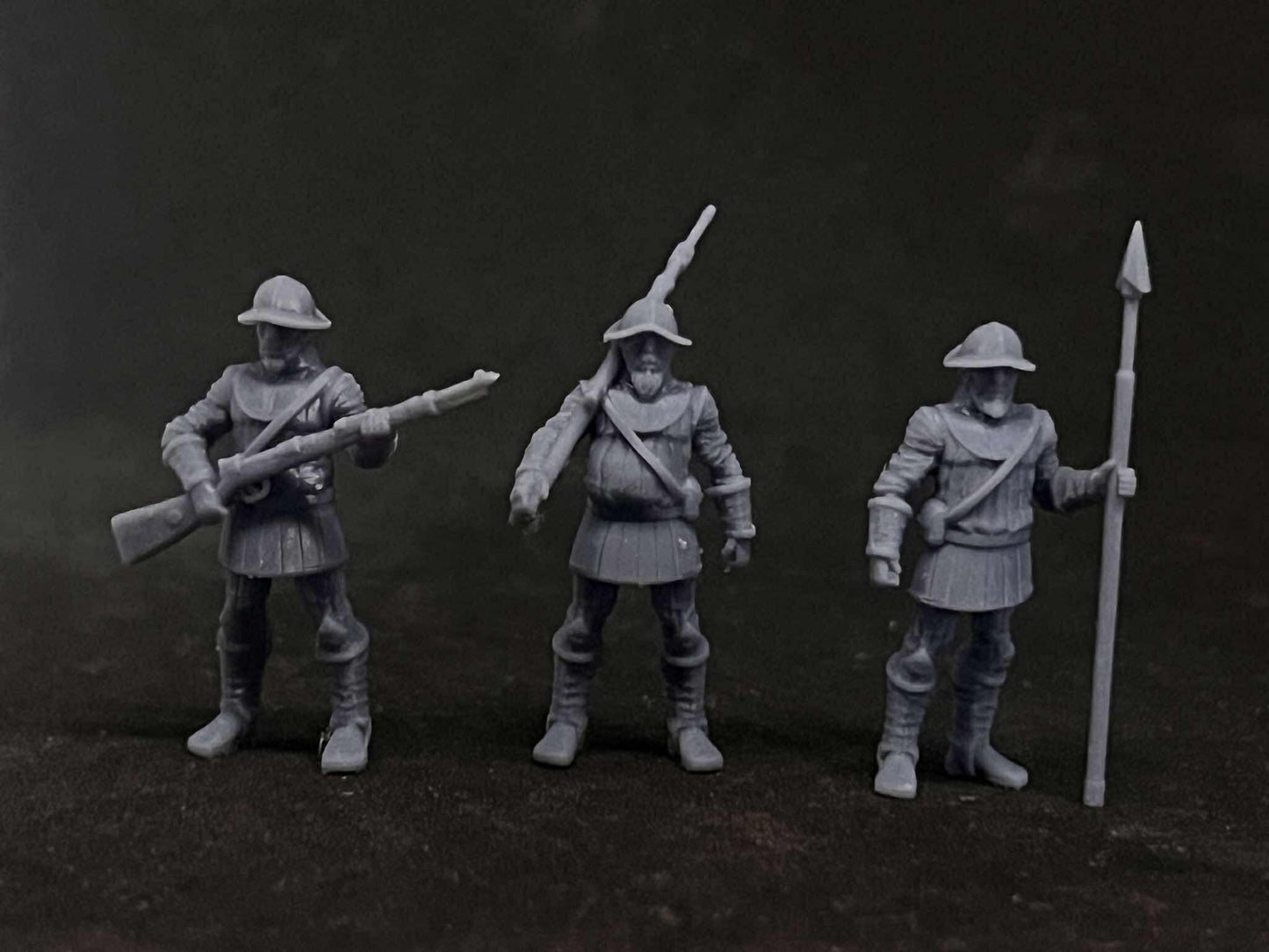 Recto Anti-Armour Troops | Papsikels | Trench Crusade Collection | 28mm or 32mm Scale | Set of 3 Resin Miniatures