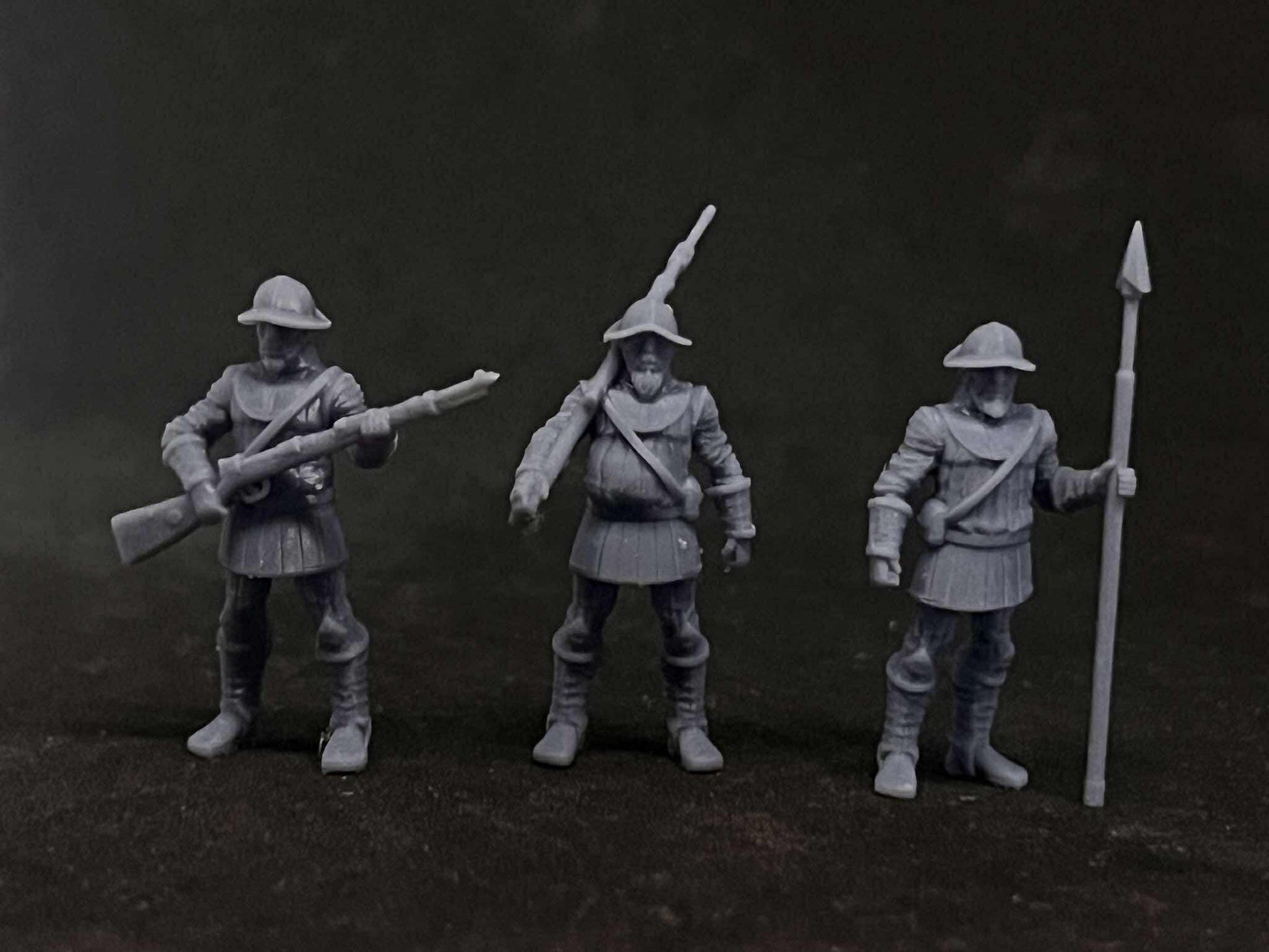 Recto Anti-Armour Troops | Papsikels | Trench Crusade Collection | 28mm or 32mm Scale | Set of 3 Resin Miniatures