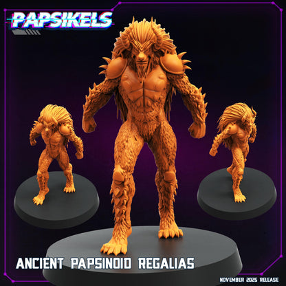 Ancient Papsinoid Regalias | Papsikels | Papsinoid Saga | Guyver Inspired | Resin Miniature