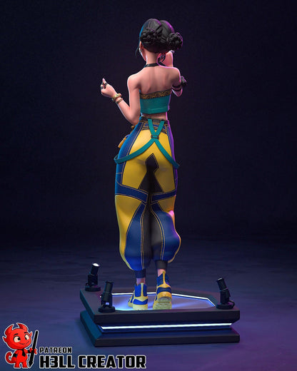 Zoey – Cyber Idol Demon Hunter | H3LLcreator | Full Model or Bust | K-Pop Demon Hunters Inspired | Premium Resin Print