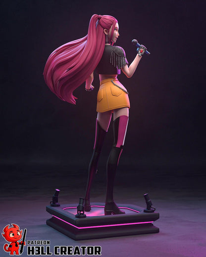Mira – Shadow Tech Demon Hunter | H3LLcreator | Full Model or Bust | K-Pop Demon Hunters Inspired | Premium Resin Print