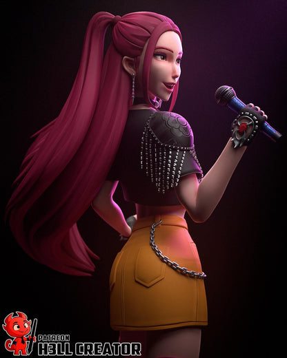 Mira – Shadow Tech Demon Hunter | H3LLcreator | Full Model or Bust | K-Pop Demon Hunters Inspired | Premium Resin Print