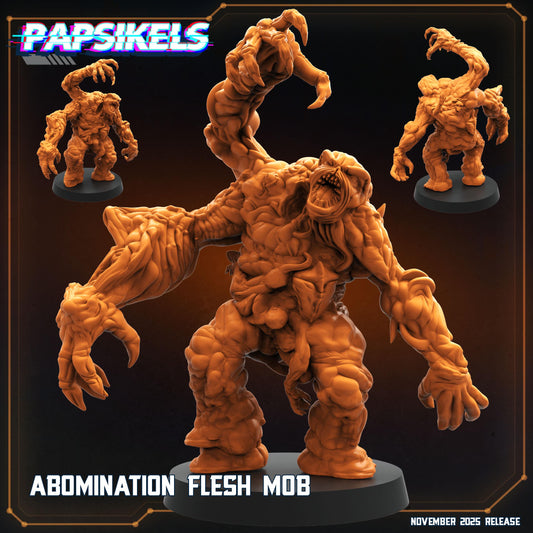 Abomination Flesh Mob | Papsikels | Helldivers-Inspired | 28mm or 32mm Scale | Resin Model