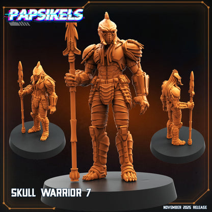 Skull Warriors 1–9 | Papsikels | Predator-Inspired | Killer of Killers Collection | Resin Miniatures