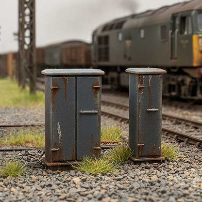 OO Scale Ready to Paint Lineside Relay Cabinet - Mixed (6 pack)