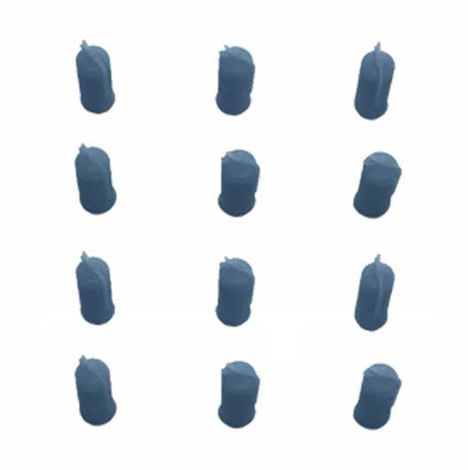 OO Scale Ready to Paint Fire Extinguisher (6 pack)