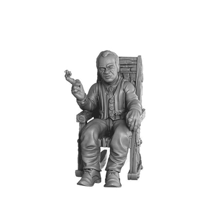 Papa Legba Voodoo fantasy resin miniature in matte light grey