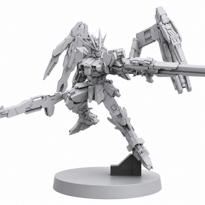 Papsikels FKMSA Super Advance Battle Droid Tyangwey cyberpunk mecha resin miniature on white background