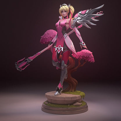 Mercy from Overwatch (fan art) | Full Model or Bust | Miniature scale 1:12 | h3LL Creator | DIY Model Kit