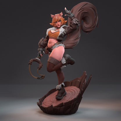 Squirrel Girl from Marvel Rivals (fan art) | Full Model or Bust | Miniature scale 1:12 | h3LL Creator | DIY Model Kit