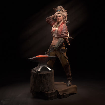 Gemma from Monster Hunter - Wilds (fan art) | Miniature scale 1:12 | h3LL Creator | DIY Model Kit
