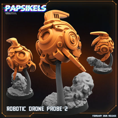 Robotic Drone Probe 2 Papsikels sci fi miniature