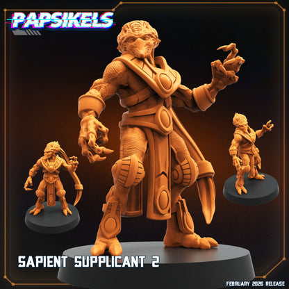 Sapient Supplicant 2 StarCraft inspired Papsikels sci fi alien resin miniature